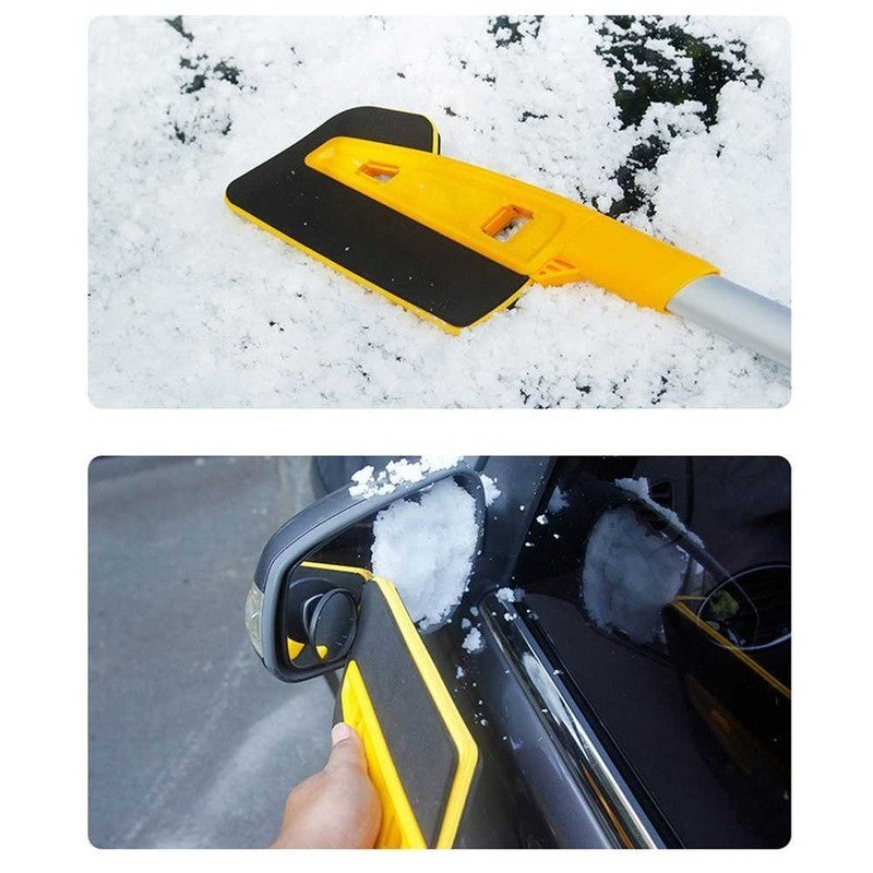 New Style Car EVA Snow Shovel Multifunctional Snow Shovel Long Rod Deicing Ice Sweep Tool Snow Removal Brush For Winter - KuzuSHOP