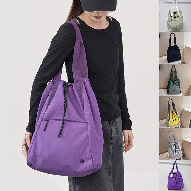 Waterproof Backpack With Drawstring Design Fashion Sports Fitness Yoga Backpack For Women Shoulder Bag Commuter Storage Handbag - KuzuSHOP