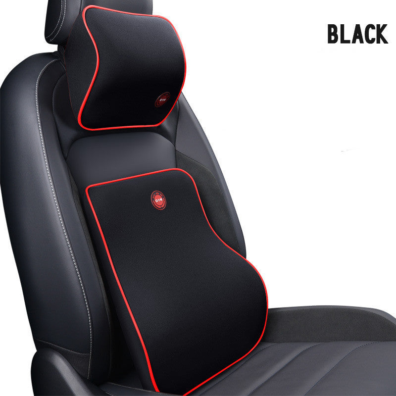Car Headrest Neck Protector Backrest Car Seat Pillow Lumbar Pillow Memory Foam - KuzuSHOP