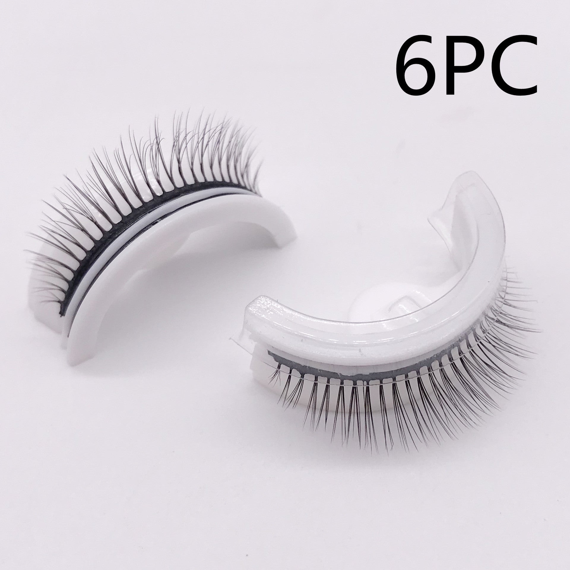 Reusable 3D Mink Lashes Natural False Eyelashes Self Adhesive Fake Glue Free Makeup Eyelash Extension Silk - KuzuSHOP