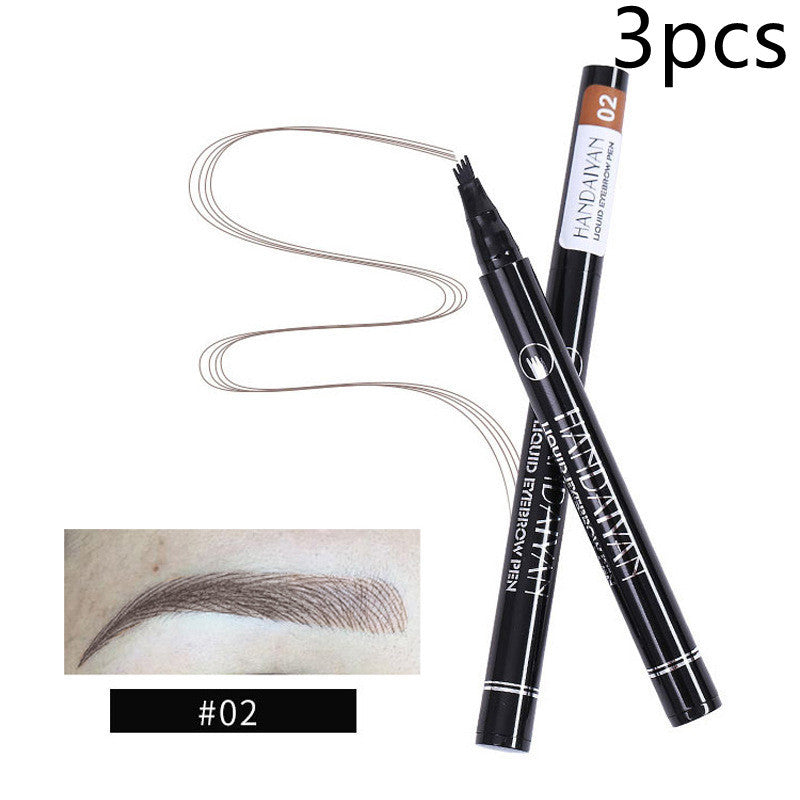 Four-head Eyebrow Pencil Liquid Eyebrow Pencil Tattoo Eyebrow Pencil Eyebrow Pencil 4-head Eyebrow Pencil Four-jaw Eyebrow Pencil - KuzuSHOP