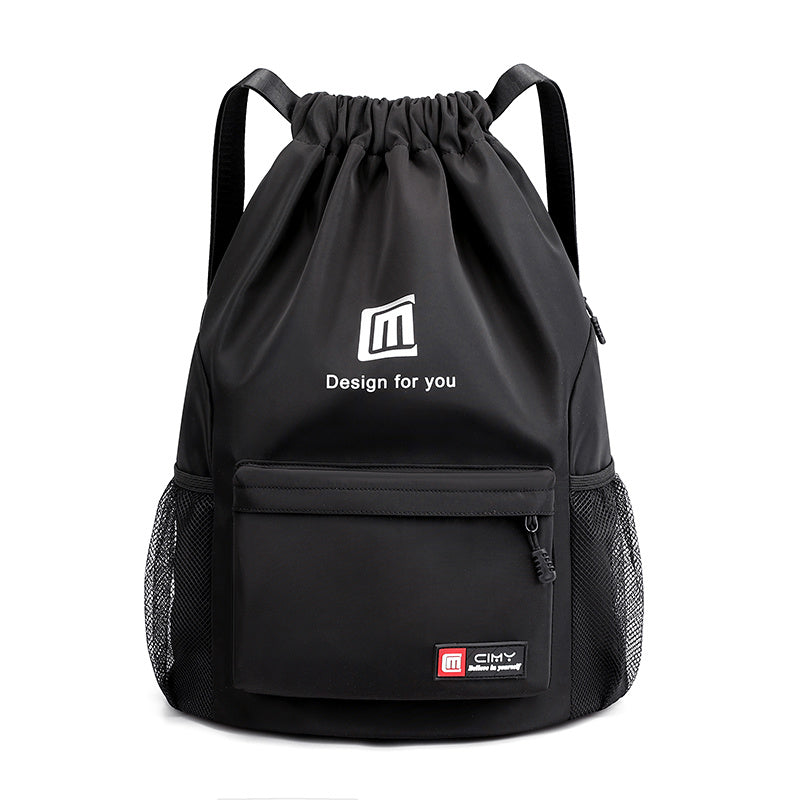 Travel Backpack Women's Large Capacity Travel Exercise Bag Drawstring Bag Drawstring Bag Oxford Waterproof - KuzuSHOP