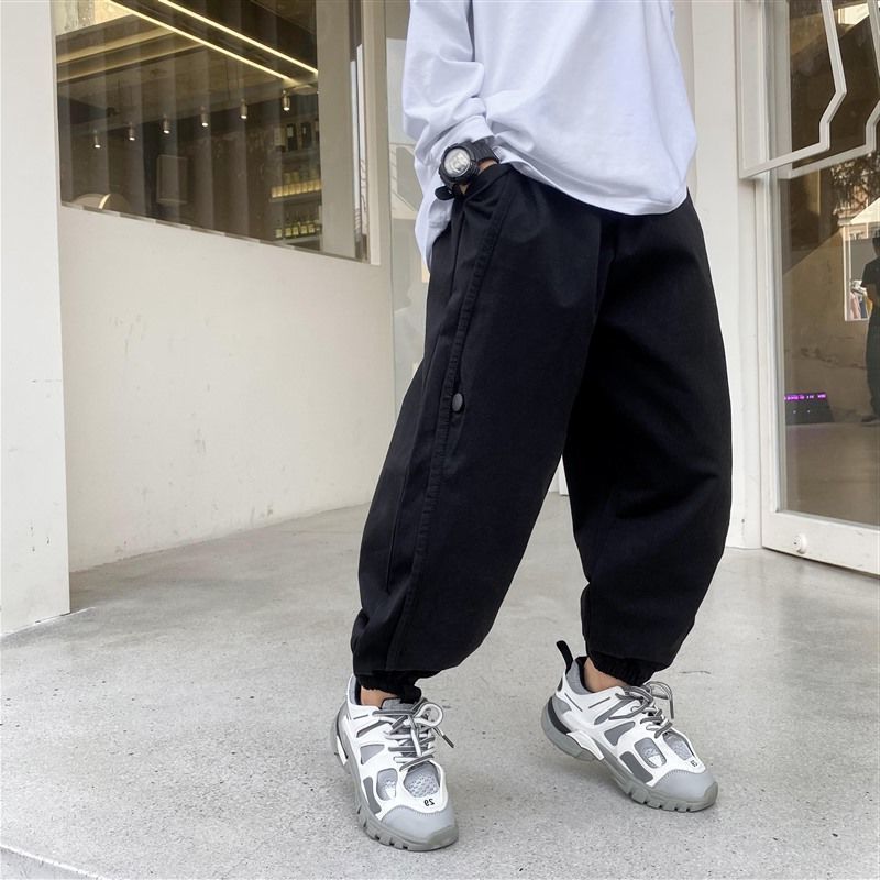 Boys Overalls Korean Style Children's Casual Loose - KuzuSHOP