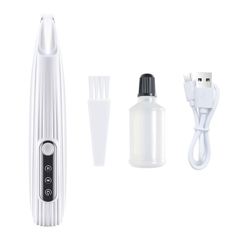 Pets Efficient LED Shaving Cat Dog Foot Hair Electric Clipper Pet Products - KuzuSHOP