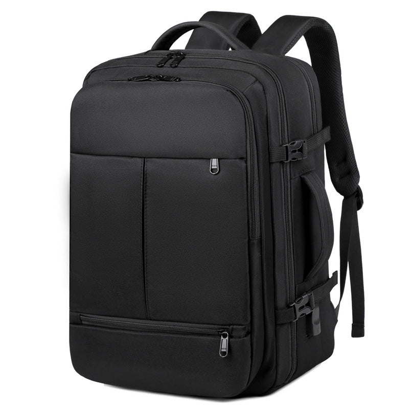 Large Capacity Backpack For Women Men Multiple Pockets And Zippers Versatile Computer Bags Business Travel Backpack - KuzuSHOP