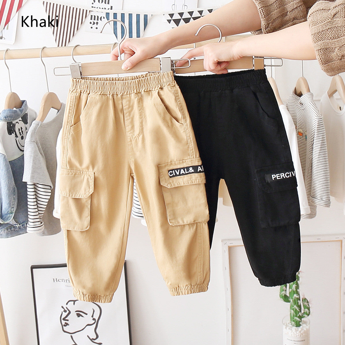 Spring And Autumn All-match Casual Pants Western Style Tooling Pants - KuzuSHOP
