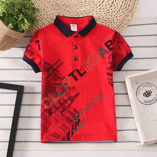 Kids Shirt Boys Tops Children Clothes Wear - KuzuSHOP