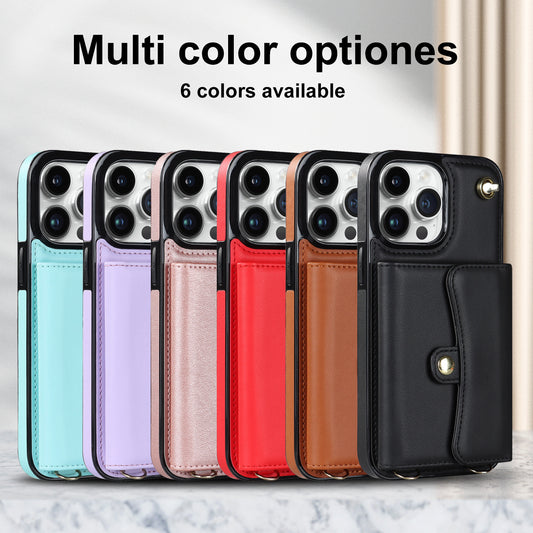 Crossbody Card Holder Phone Case Multi-function Card Holder - KuzuSHOP