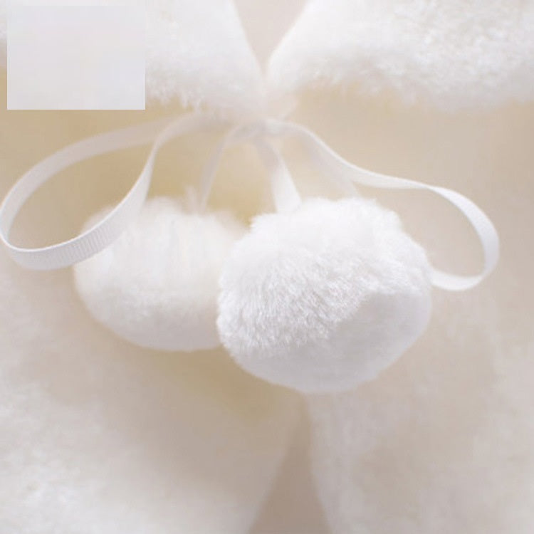 Autumn And Winter Plush Inverness Dresses Of Bride Fellow Kids Matching Performance Clothes Waistcoat - KuzuSHOP