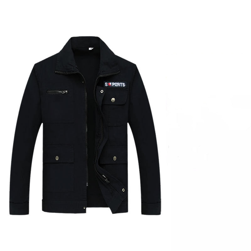 Cotton Tooling Long-sleeved Labor Insurance Work Clothes Jacket - KuzuSHOP