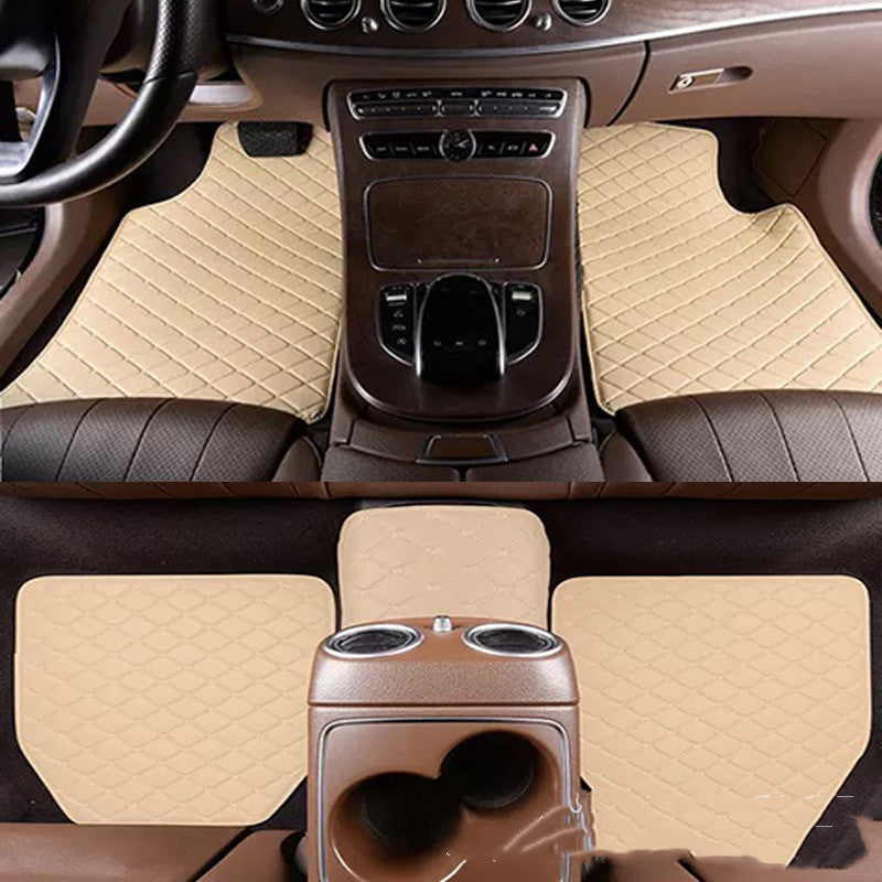 Universal Right Rudder Foot Pad Leather Quilted Embroidered Full Surround - KuzuSHOP