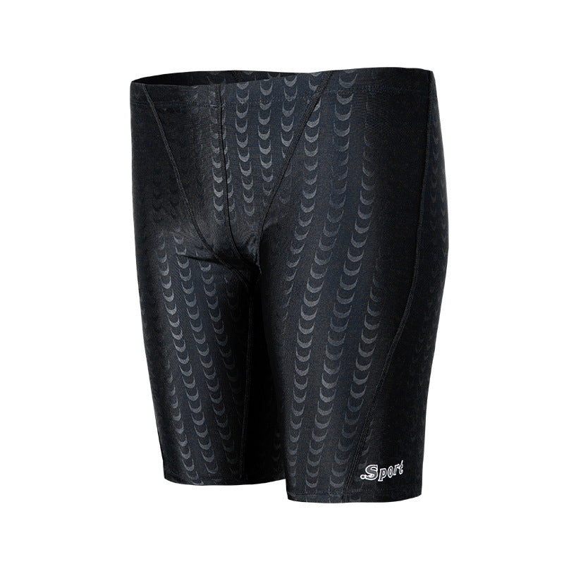 Men's Beach Surfing Shark Skin Waterproof Fabric Swimming Trunks - KuzuSHOP