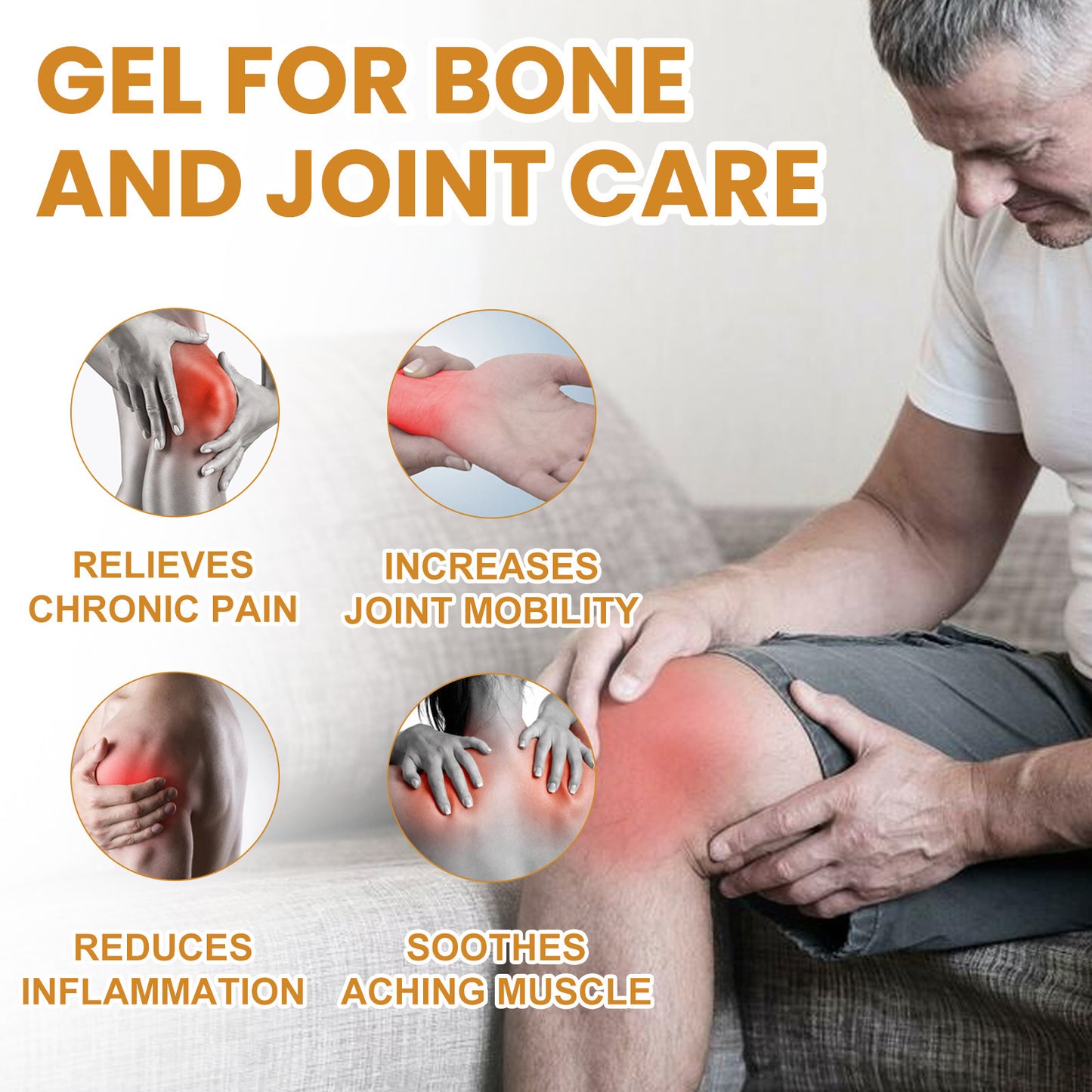 Lumbar Spine Knee Body Massage Tendons Relaxing And Activating Care Gel