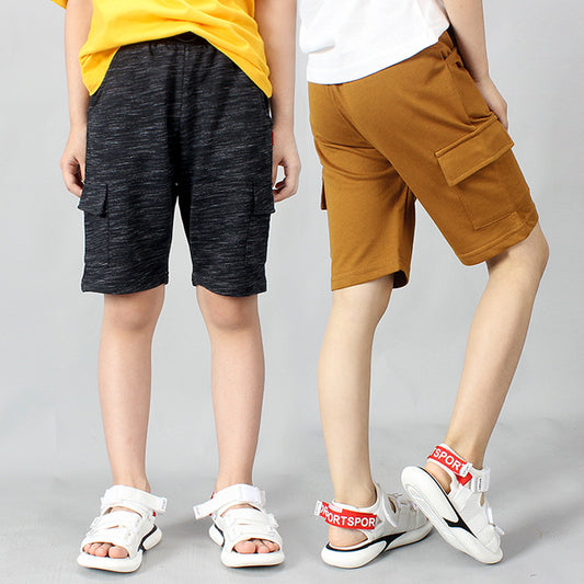 Summer New Boys' Cotton Casual Overalls Shorts - KuzuSHOP