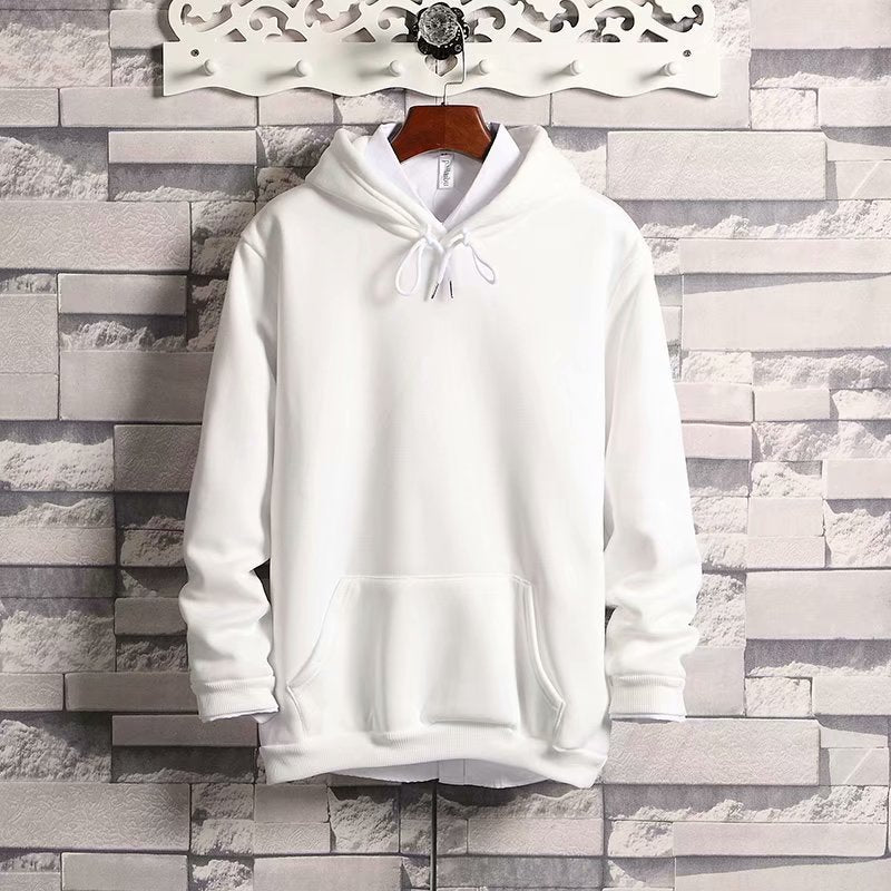 Solid Color Loose And Fattened Warm Hat Sweater With Pockets - KuzuSHOP