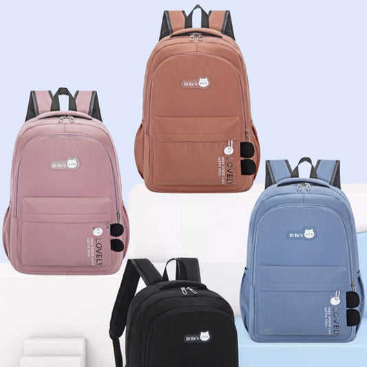Schoolbag Fashion Casual Large Capacity Multi-functional Backpack - KuzuSHOP