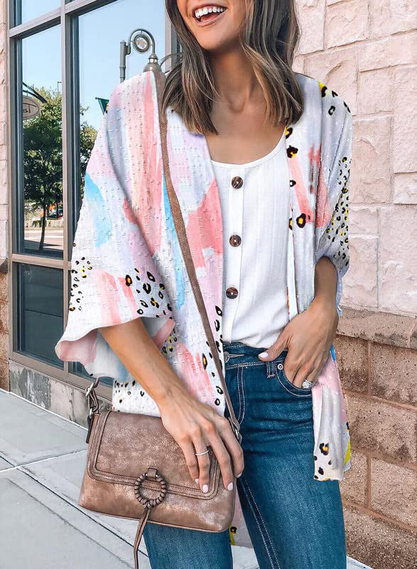 Women's Fashion Printing Coat Top - KuzuSHOP