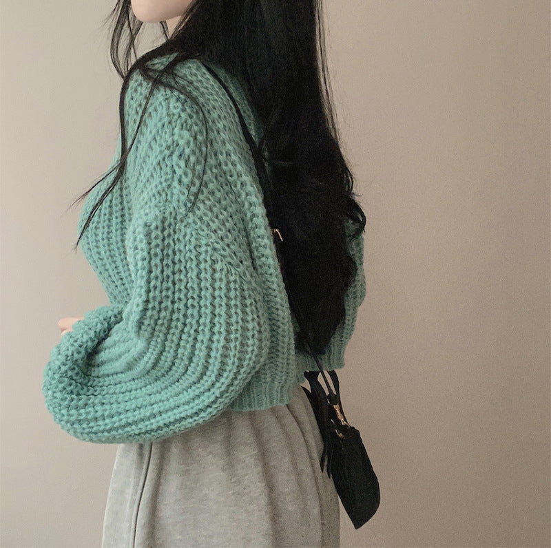 Women's Fashion Knitwear Sweater Short Coat - KuzuSHOP