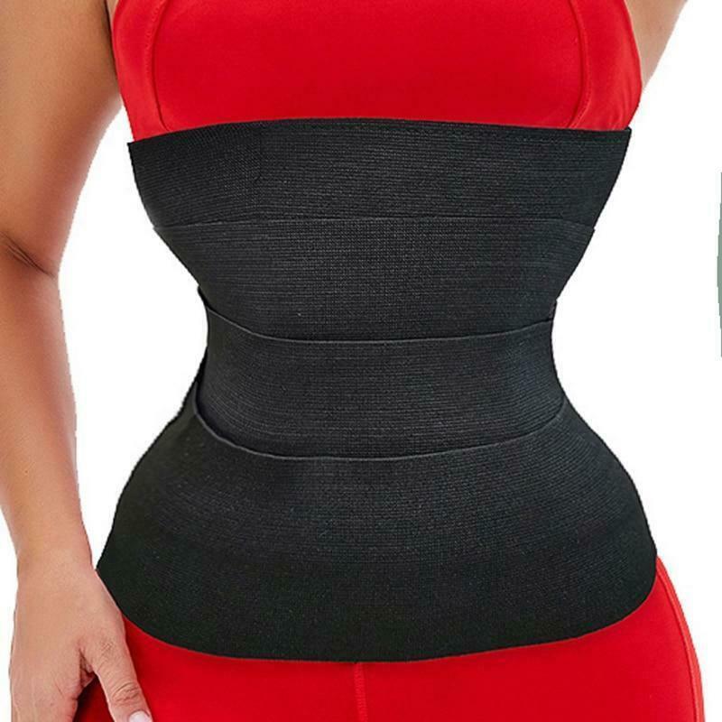Snatch Me Up Bandage Wrap Waist Trainer Shaperwear Belt Women Slimming Tummy Belt Corset Top Stretch Bands Cincher Body Shaper - KuzuSHOP