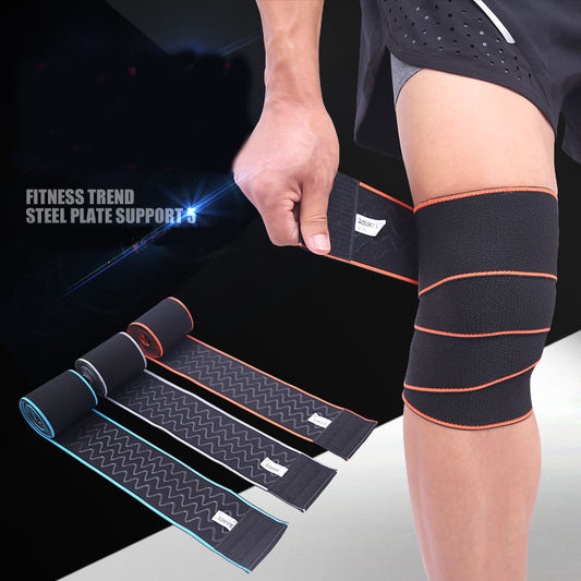 Lifting Knee Wraps Sports Running Basketball Football Wrap Bandage Kneepad - KuzuSHOP