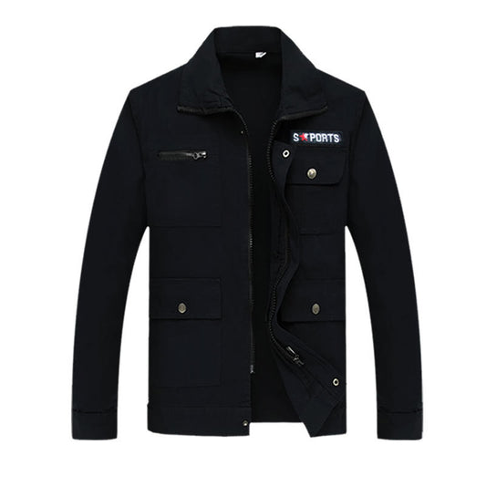 Cotton Tooling Long-sleeved Labor Insurance Work Clothes Jacket - KuzuSHOP