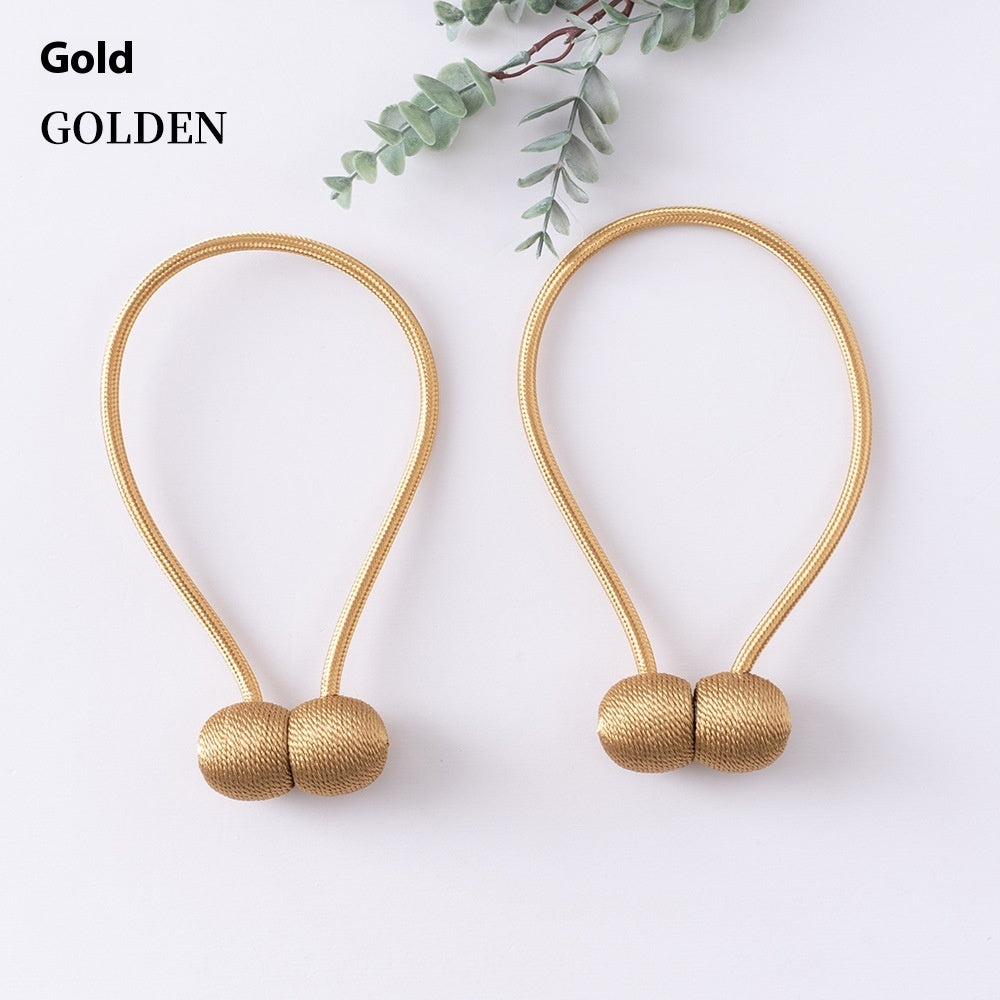 Ins Modern Simple Headset Oxford Curtain Bandage - KuzuSHOP