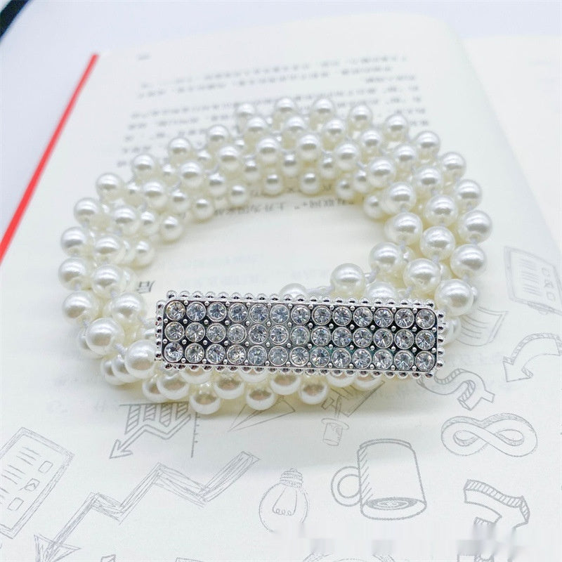 Fashion Jewelry Women's White Pearl Waist Chain Decoration - KuzuSHOP