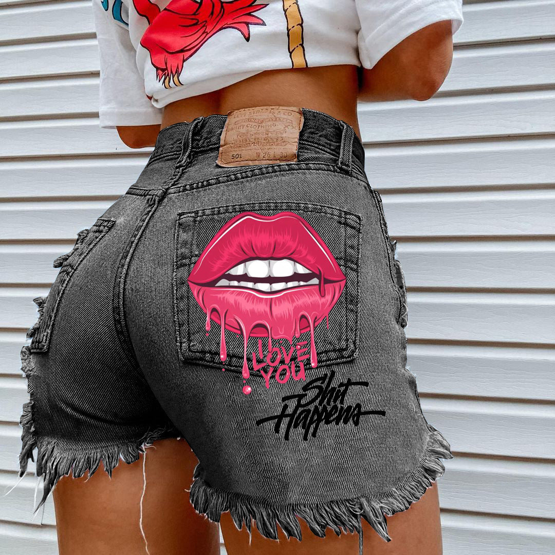 Fashion Ripped Denim Shorts For Women - KuzuSHOP