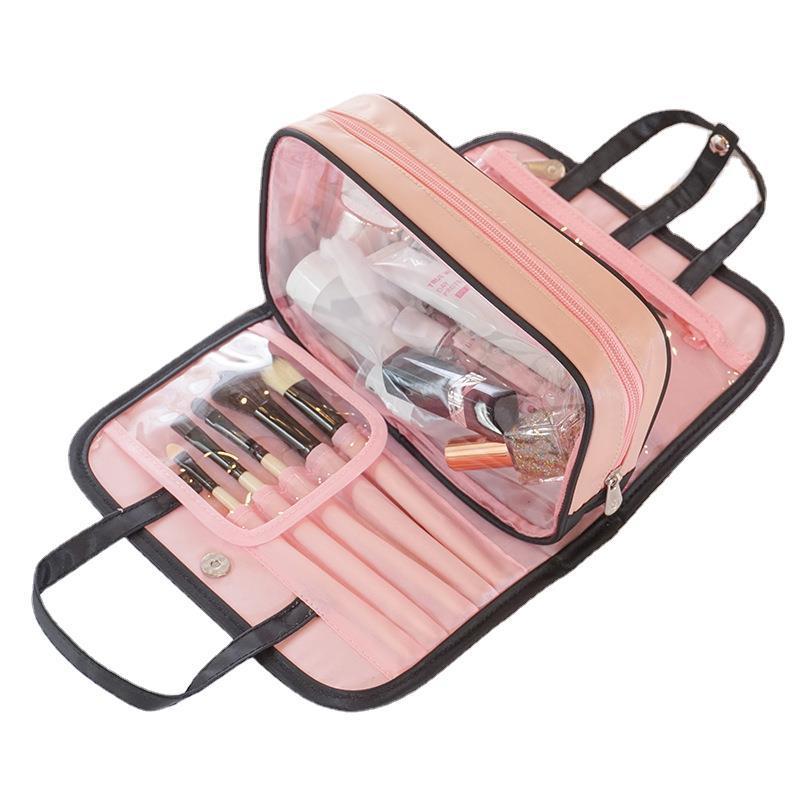 Simple Large Capacity Color Matching Cosmetic Storage Bag - KuzuSHOP