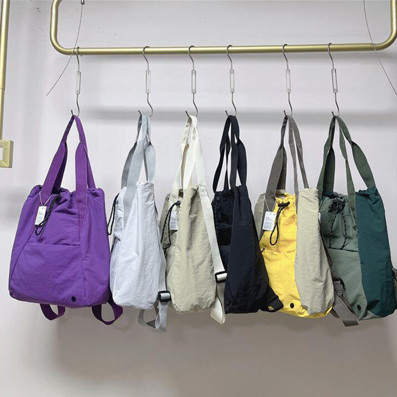 Waterproof Backpack With Drawstring Design Fashion Sports Fitness Yoga Backpack For Women Shoulder Bag Commuter Storage Handbag - KuzuSHOP