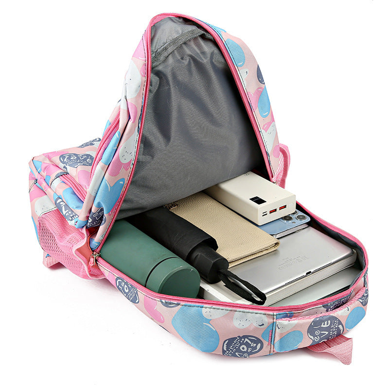 Student Schoolbag Children's Portable Burden Alleviation Large Capacity Backpack - KuzuSHOP