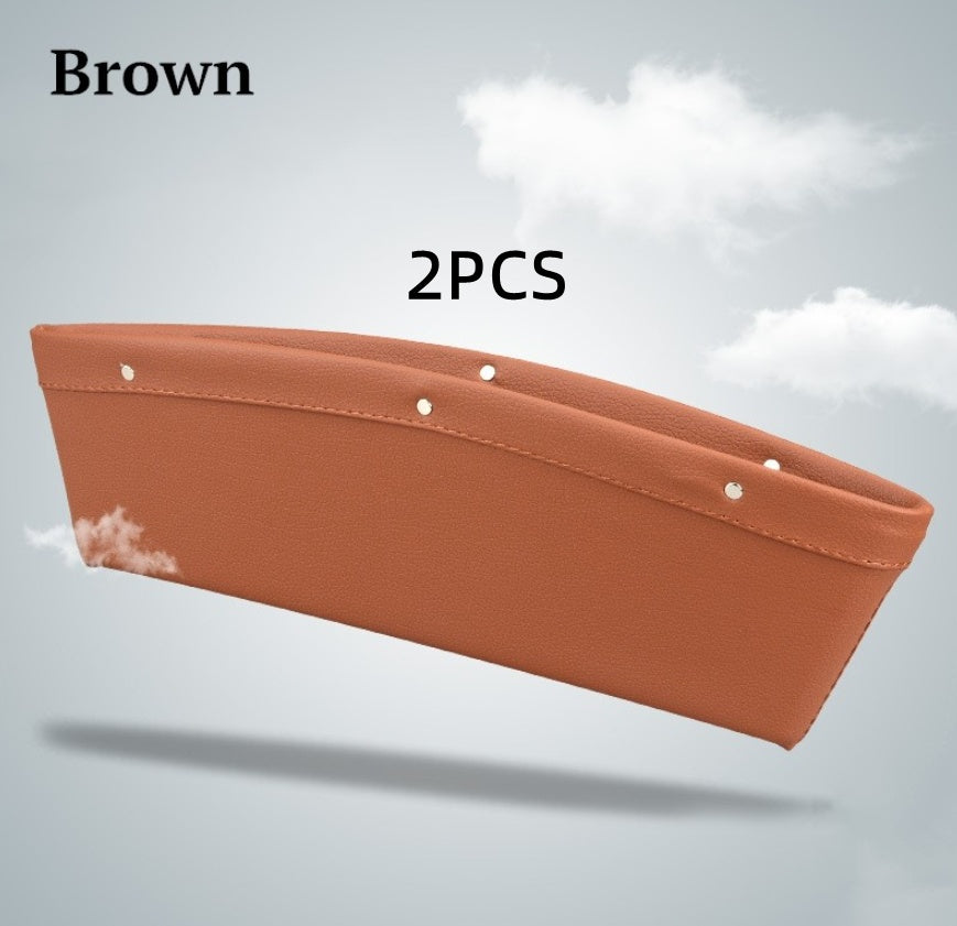 Car Organizer Box Caddy Catcher PU Leather Seat Gap Storage Bag - KuzuSHOP