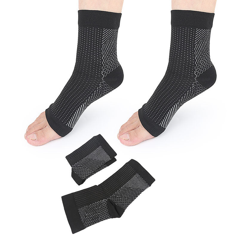 Compression Socks Foot Sleeve Relieve Swelling Open Toe Socks Cycling Running Basketball Sports Socks Women Men - KuzuSHOP