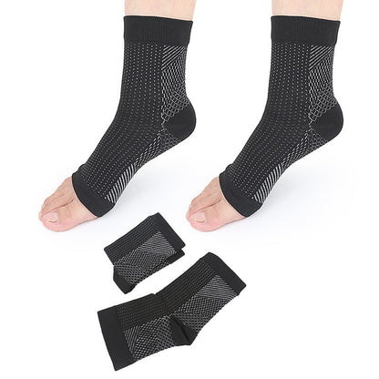 Compression Socks Foot Sleeve Relieve Swelling Open Toe Socks Cycling Running Basketball Sports Socks Women Men - KuzuSHOP