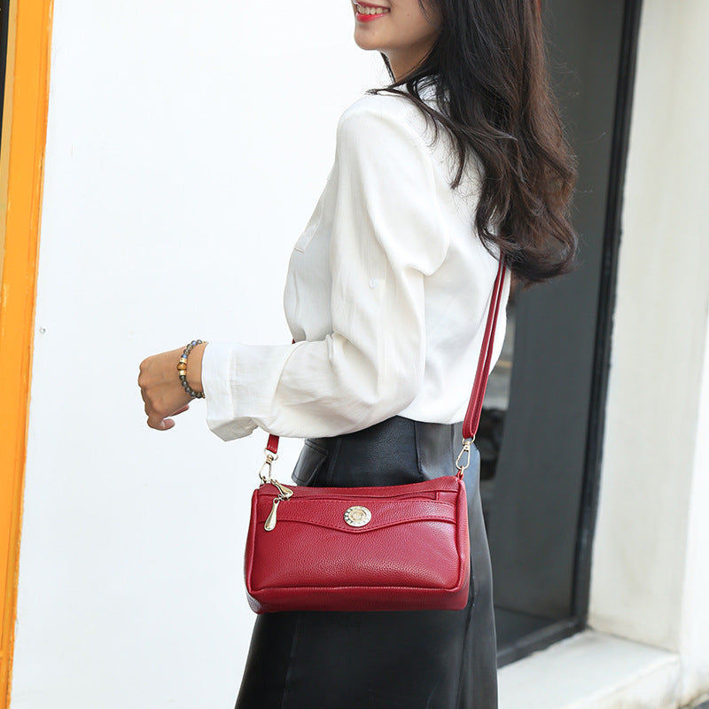 Wholesale women's bag 2019 autumn and summer new shoulder bag casual trendy Messenger bag foreign trade bags Pinduoduo generation package - KuzuSHOP