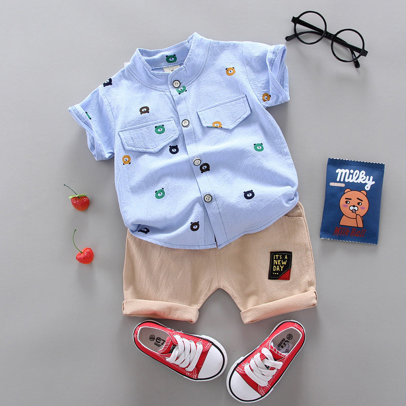 Summer Korean Style 1-4 Years Old Infant Children's Suit - KuzuSHOP
