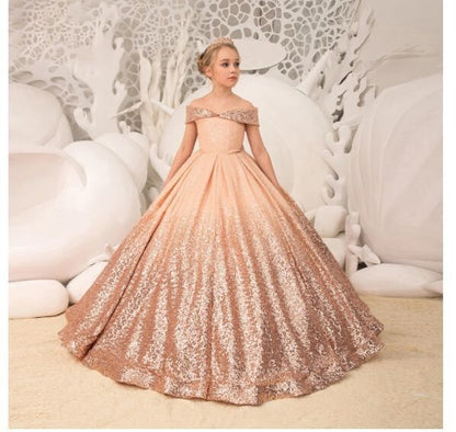 Girls long tail dress - KuzuSHOP