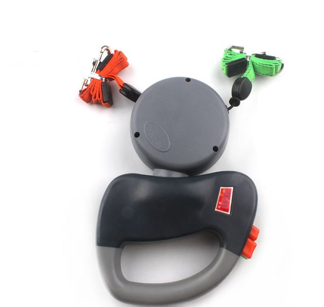 Retractable Dual Pet Dog Walking Leash - KuzuSHOP