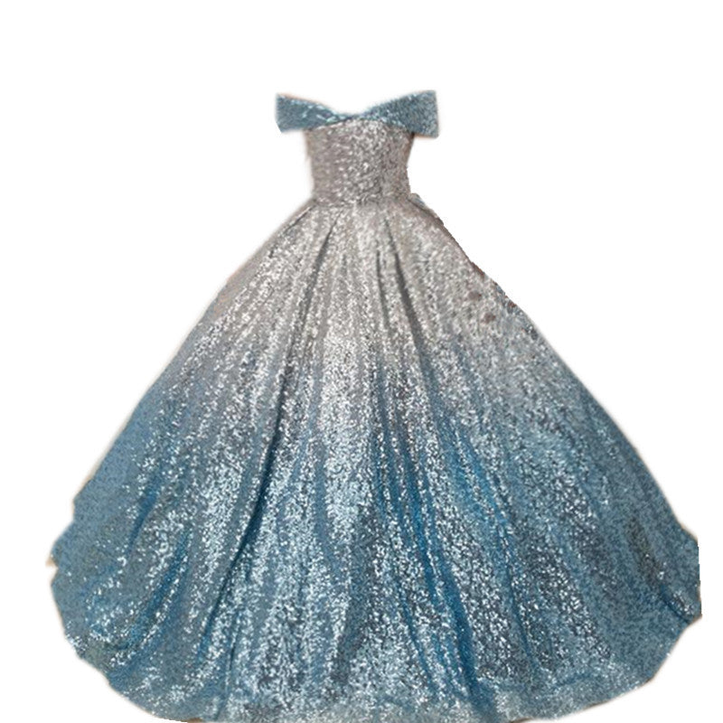 Girls long tail dress - KuzuSHOP