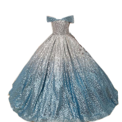 Girls long tail dress - KuzuSHOP