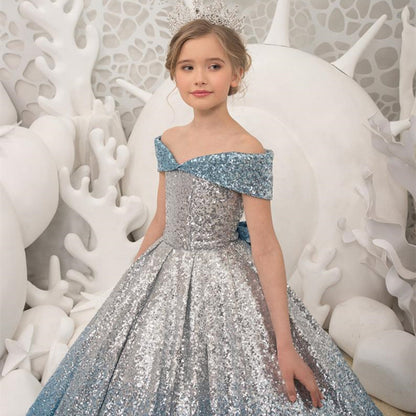 Girls long tail dress - KuzuSHOP