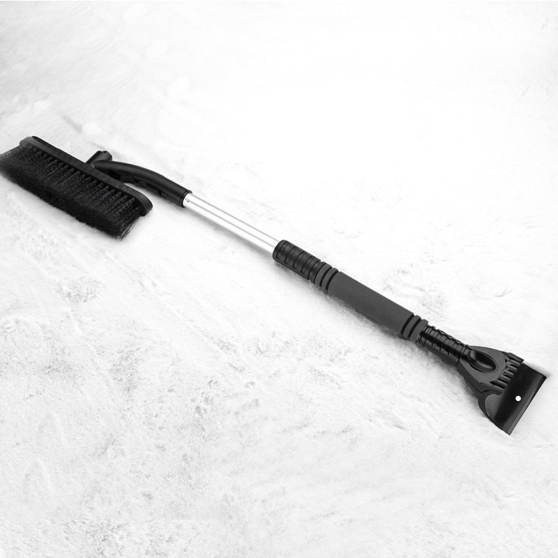 Car Cleaning Brush Ice Scraper Detachable Snow Shovel Brush Dust Remove Brush Auto Windshield Extendable Snow Brush Foam Handle - KuzuSHOP