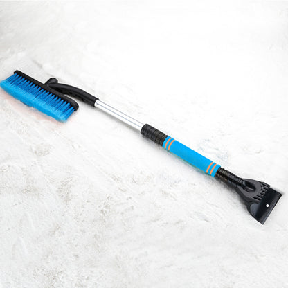 Car Cleaning Brush Ice Scraper Detachable Snow Shovel Brush Dust Remove Brush Auto Windshield Extendable Snow Brush Foam Handle - KuzuSHOP