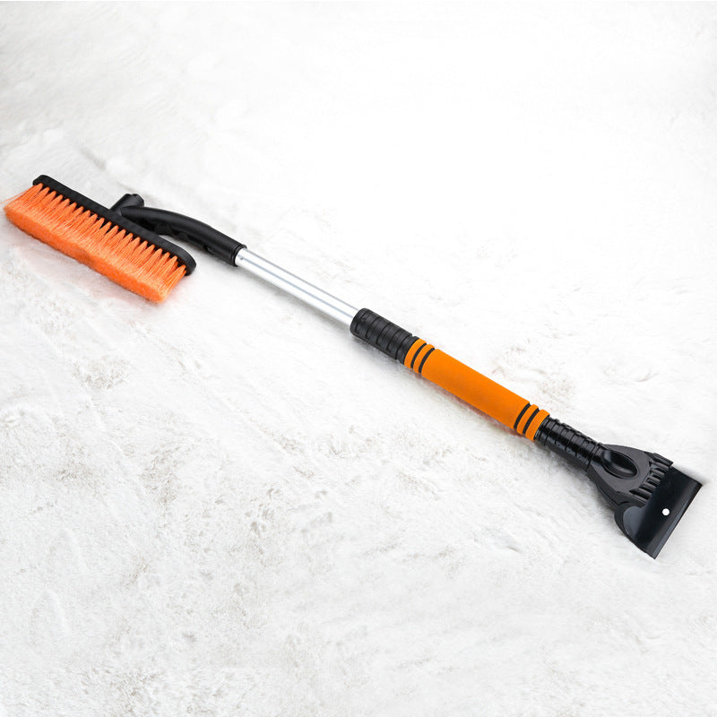 Car Cleaning Brush Ice Scraper Detachable Snow Shovel Brush Dust Remove Brush Auto Windshield Extendable Snow Brush Foam Handle - KuzuSHOP