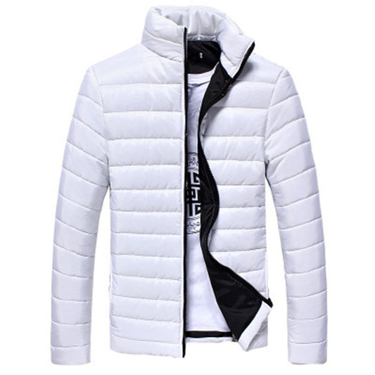 Lightweight Slim-Fit Stand-Collar Down Jacket - KuzuSHOP