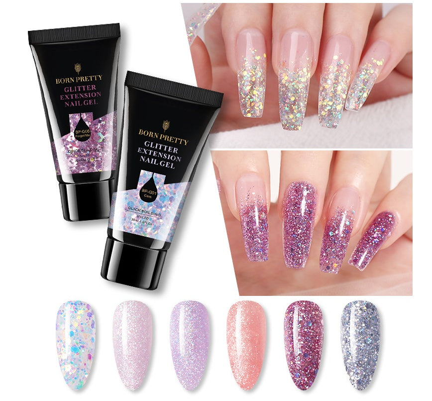 New 30ml Manicure Floral Extension For Extended Nail Gel To Extend Nail Gel quickly - KuzuSHOP