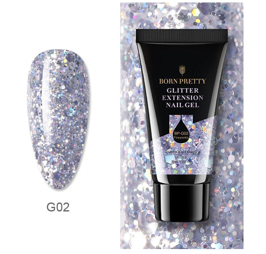 New 30ml Manicure Floral Extension For Extended Nail Gel To Extend Nail Gel quickly - KuzuSHOP