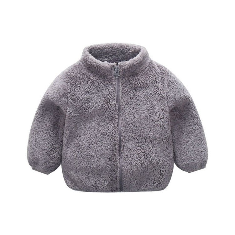 Girls' Jackets, Autumn And Winter New Children's Clothing, Children's Plush Outerwear - KuzuSHOP