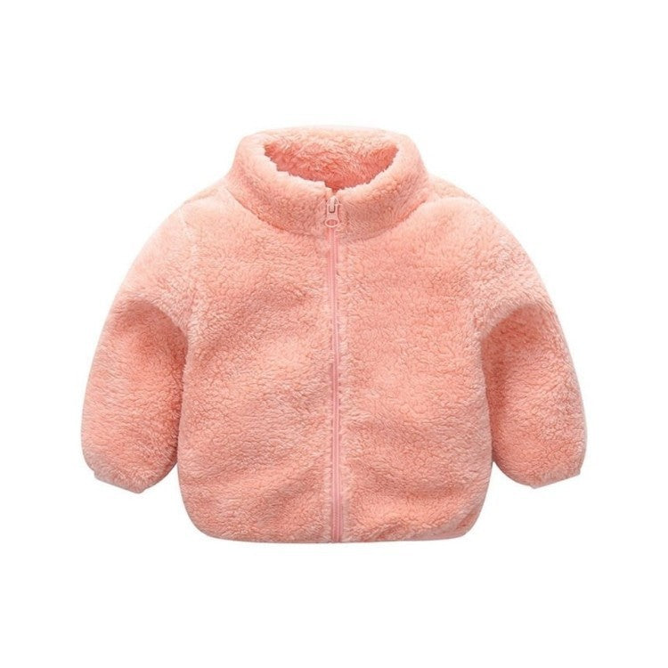 Girls' Jackets, Autumn And Winter New Children's Clothing, Children's Plush Outerwear - KuzuSHOP