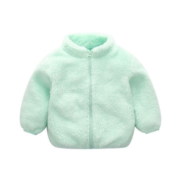 Girls' Jackets, Autumn And Winter New Children's Clothing, Children's Plush Outerwear - KuzuSHOP